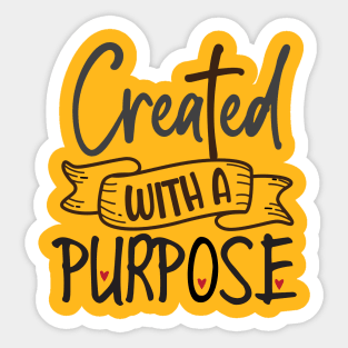 Created with a Purpose Sticker